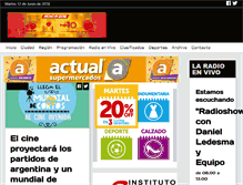 Tablet Screenshot of fm10bolivar.com.ar